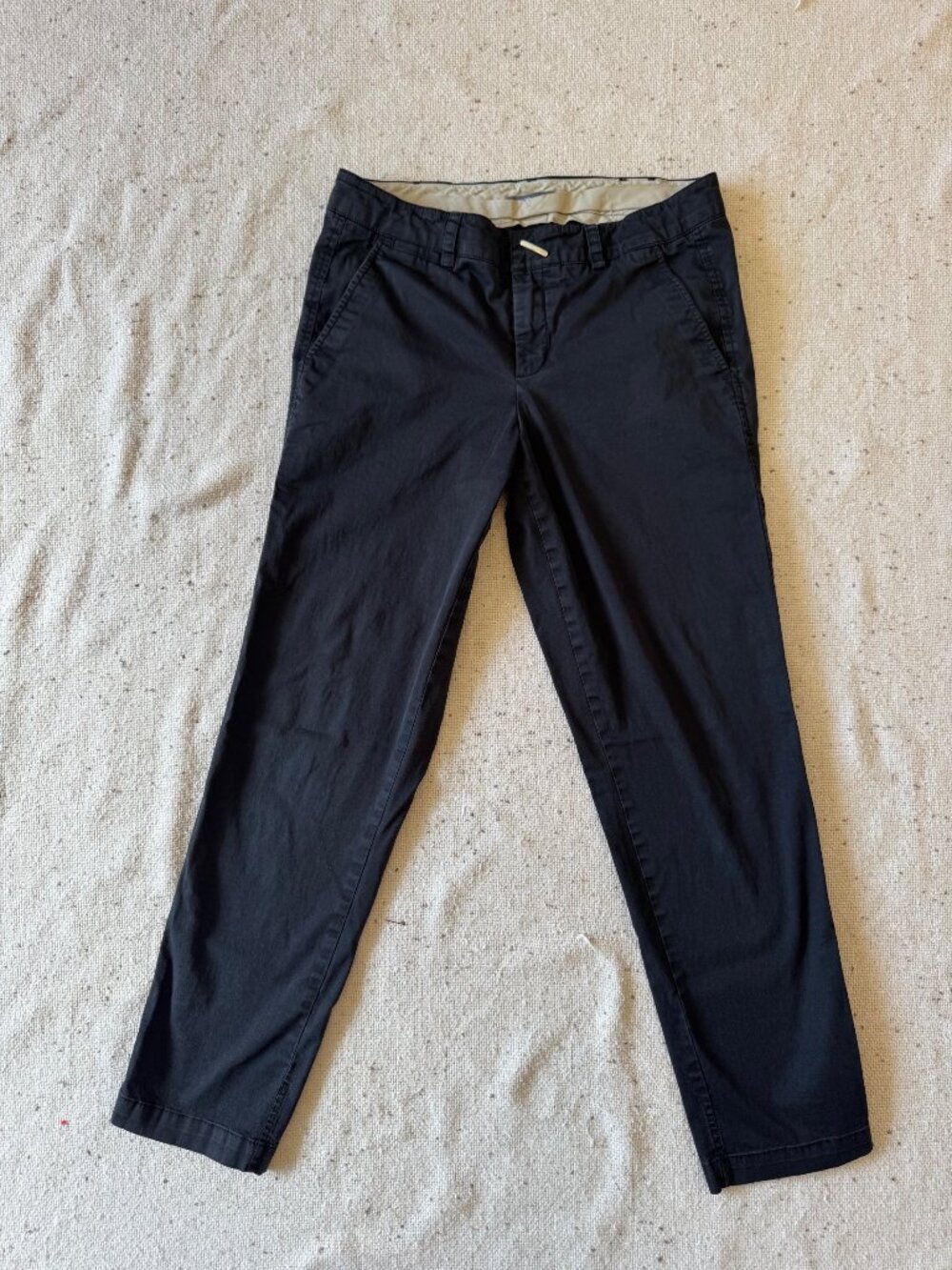 Vince Size 8 Black Tapered Pants Minimalist Tailored Casual